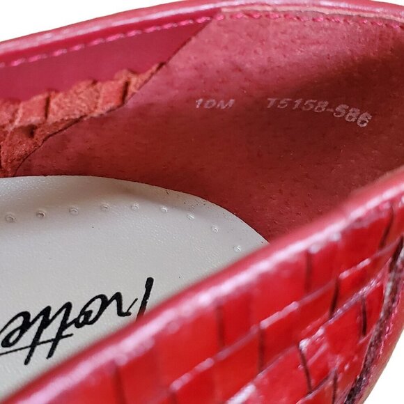 TROTTERS WOVEN LEATHER LOAFERS SIZE 10 - Picture 8 of 12